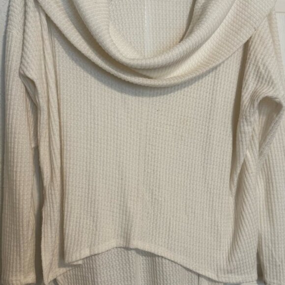 Hummingbird Elegant Cream Turtleneck Sweater - Picture 1 of 4